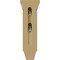 Ekena Millwork 3 3/8"W x 6 3/4"D x 10"H Small Lucan Wood Corbel, Alder CORW03X07X10LUAL - alternate 3